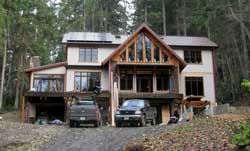 The house in early December